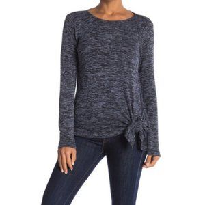 Like New Max Studio Tie Hem Asymmetrical Sweater XS